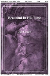 Beautiful in His Time SATB choral sheet music cover